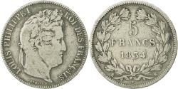 World Coins - Coin, France, Louis-Philippe, 5 Francs, 1834, Bordeaux, , Silver
