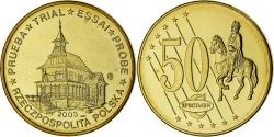 World Coins - Poland, 50 Euro Cent, Fantasy euro patterns, Essai-Trial, 2003, Nordic gold