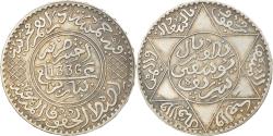 World Coins - Coin, Morocco, Yusuf, 1/2 Rial, 5 Dirhams, 1917, bi-Bariz, Paris,