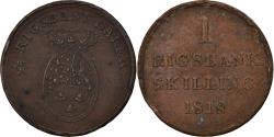 World Coins - Coin, Denmark, Frederik VI, Rigsbankskilling, 1818, , Copper, KM:688