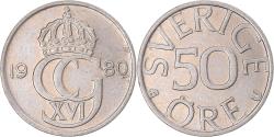 World Coins - Coin, Sweden, 50 Öre, 1980