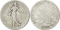 World Coins - Coin, France, Semeuse, 2 Francs, 1900, , Silver, KM:845.1, Gadoury:532