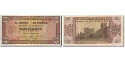 World Coins - Banknote, Spain, 50 Pesetas, 1938, 1938-05-20, KM:112a, EF(40-45)
