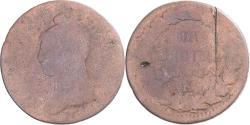 World Coins - Coin, France, Dupré, Decime, AN 8, Bordeaux, , Copper, Gadoury:187a