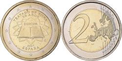 World Coins - Spain, 2 Euro, 2007, TRAITÉ DE ROME 50 ANS., , Bi-Metallic, KM:1130