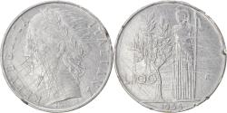 World Coins - Coin, Italy, 100 Lire, 1956, Rome, , Stainless Steel, KM:96.1