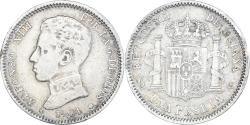 World Coins - Coin, Spain, Alfonso XIII, Peseta, 1904, Madrid, , Silver, KM:721