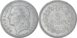 World Coins - Coin, France, Lavrillier, 5 Francs, 1946, Paris, , Aluminum, KM:888b.1