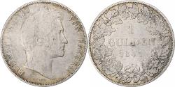 World Coins - Germany, Kingdom of Bavaria, Ludwig I, Gulden, 1841, Munich, Silver,