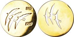 World Coins - France, Medal, Bicentenaire de la Révolution Française, , Gilt Metal