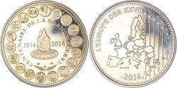 World Coins - France, Medal, L'Europe des XXVIII, Centenaire de la Grande Guerre, Politics