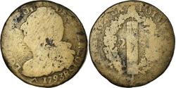 World Coins - Coin, France, 2 sols françois, 2 Sols, 1793, Orléans, , Bronze