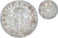 World Coins - Coin, France, Louis XIV, XV Deniers (pièce de), 1713, Metz, rose,