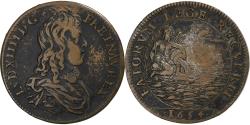 World Coins - France, Token, Louis XIV, Trésorerie générale des Domaines de France, 1654