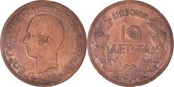 World Coins - Coin, Greece, George I, 10 Lepta, 1869, Strassburg, , Copper, KM:43