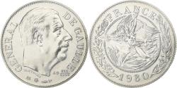 World Coins - France, Medal, Général De Gaulle, 1980, Silver, Santucci,