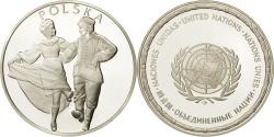 World Coins - France, Medal, Nations du Monde, Pologne, Politics, Society, War,