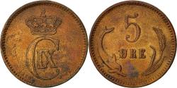 World Coins - Coin, Denmark, Christian IX, 5 Öre, 1874, Copenhagen, , Bronze