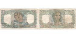 World Coins - France, 1000 Francs, Minerve et Hercule, 1949-11-03, B.61668342, VF(20-25)