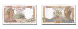 World Coins - Banknote, France, 50 Francs, 50 F 1934-1940 ''Cérès'', 1940, 1940-04-04