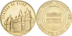 World Coins - France, Token, Vitré - Le château, 2019, Copper-nickel Aluminium, MDP,