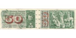 World Coins - Banknote, Switzerland, 50 Franken, 1973, 1973-03-07, KM:48m, AU(50-53)