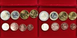 World Coins - Finland, Euro-Set, 2015, Série de 8 pièces Euro.,