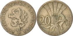 World Coins - Coin, Czechoslovakia, 20 Haleru, 1924, , Copper-nickel, KM:1