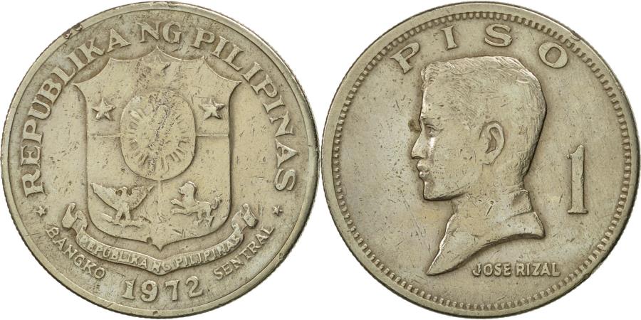 Coin, Philippines, Piso, 1972, , Copper-Nickel-Zinc, KM:203 | Asian and ...