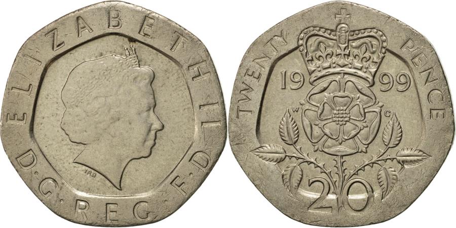 20 Pence Coin 1999 Value 20 Pence Coin 1999 Value