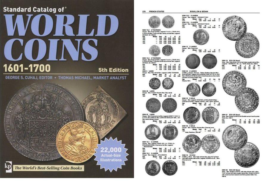 Book, Coins, World Coins, 1601-1700, 5th Edition, Safe:1842-1