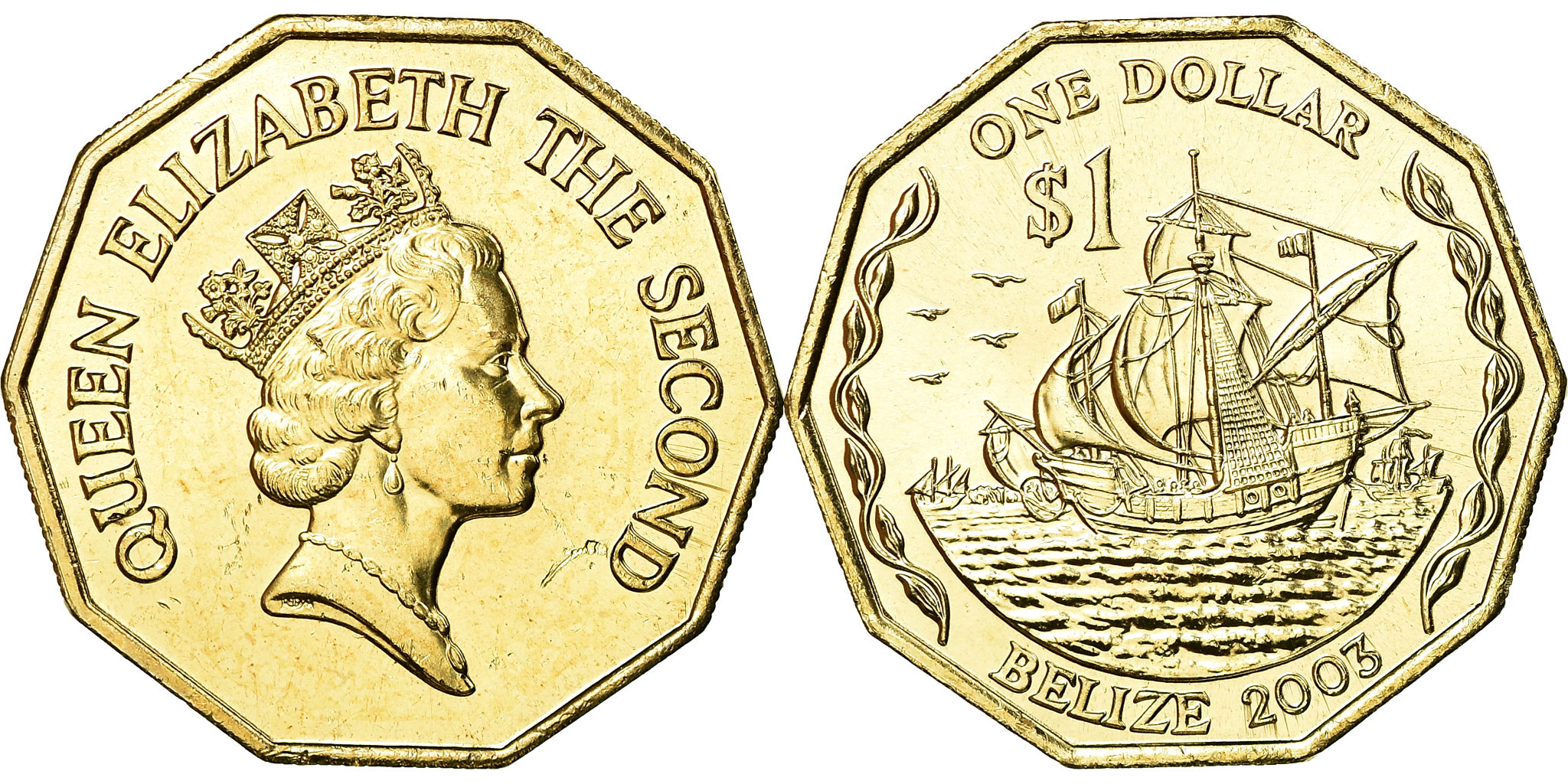 Coin, Belize, Dollar, 2003, , Nickel-brass, KM:99 | North