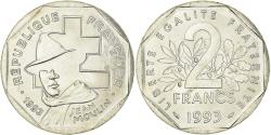 World Coins - Coin, France, Jean Moulin, 2 Francs, 1993, , Nickel, KM:1062