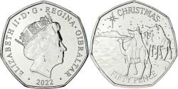 World Coins - Coin, Gibraltar, 50 Pence, 2022, Christmas, , Cupronickel
