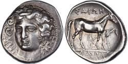 Ancient Coins - Coin, Thessaly, Drachm, 380-365 BC, Larissa, Rare, , Silver, HGC:4-444