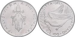 World Coins - Vatican, Paul VI, 100 Lire, 1970 (Anno VIII), Rome, Stainless Steel,
