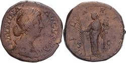 Ancient Coins - Roman Empire, Faustina II, Sestertius, 161-176, Rome, Bronze,
