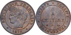 World Coins - France, 1 Centime, Cérès, 1878, Paris, Bronze, , Gadoury:88