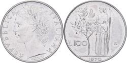 World Coins - Italy, 100 Lire, 1970, Rome, Stainless Steel, , KM:96.1
