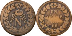 World Coins - Coin, France, Napoleon I, Decime, 1814, Strasbourg, , Bronze