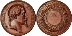 World Coins - France, Medal, Napoléon III, Concours Agricole Régional, Gray, Bourgogne