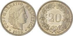 World Coins - Coin, Switzerland, 20 Rappen, 1985, Bern, , Copper-nickel, KM:29a
