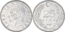 World Coins - Coin, Turkey, 25 Lira, 1987