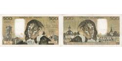 World Coins - France, 500 Francs, Pascal, 1971-08-05, Y.24, EF(40-45)