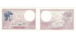 World Coins - France, 5 Francs, Violet, 1940, G.67506, UNC(64), Fayette:4.17, KM:83