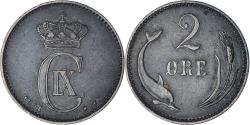 World Coins - Denmark, 2 Öre, 1891