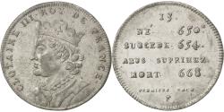 World Coins - France, Medal, Clotaire III, History, , Tin