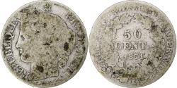 World Coins - Coin, France, Cérès, 50 Centimes, 1871, Bordeaux, , Silver, KM:834.2