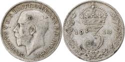 World Coins - Great Britain, George V, 3 Pence, 1918, , Silver, KM:813