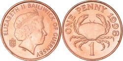 World Coins - Coin, Guernsey, Elizabeth II, Penny, 1998, Heaton, , Copper Plated